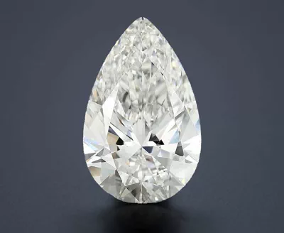 12.29ct F VVS2 Rare Carat Ideal Cut Pear Lab Grown Diamond