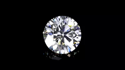 3.18ct G IF Rare Carat Ideal Cut Round Diamond