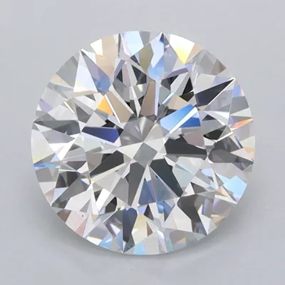 2.02ct D FL Rare Carat Ideal Cut Round Lab Grown Diamond