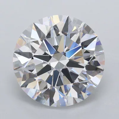 3.05ct D FL Rare Carat Ideal Cut Round Lab Grown Diamond