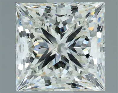 2.09ct J SI1 Rare Carat Ideal Cut Princess Diamond