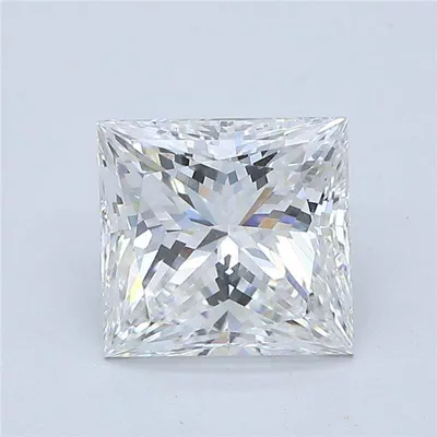2.34ct F VS1 Rare Carat Ideal Cut Princess Diamond