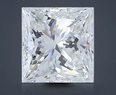 2.34ct F VS1 Rare Carat Ideal Cut Princess Diamond