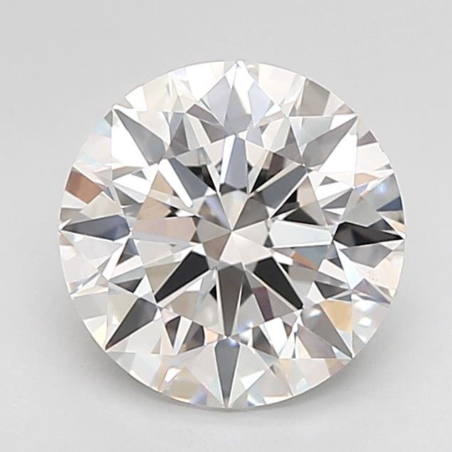 2.02ct F VVS2 Rare Carat Ideal Cut Round Lab Grown Diamond