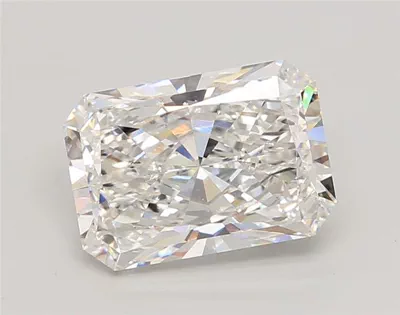 3.05ct E VS1 Rare Carat Ideal Cut Radiant Lab Grown Diamond