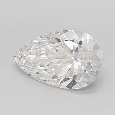 2.54ct F VS1 Rare Carat Ideal Cut Pear Lab Grown Diamond