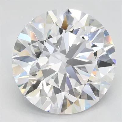 2.91ct D VVS1 Rare Carat Ideal Cut Round Lab Grown Diamond