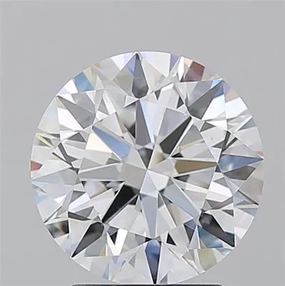 3.02ct E VS2 Rare Carat Ideal Cut Round Diamond