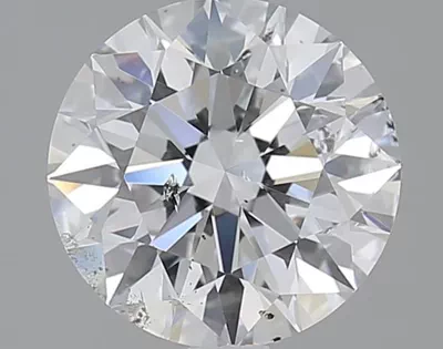 2.01ct D SI2 Rare Carat Ideal Cut Round Diamond