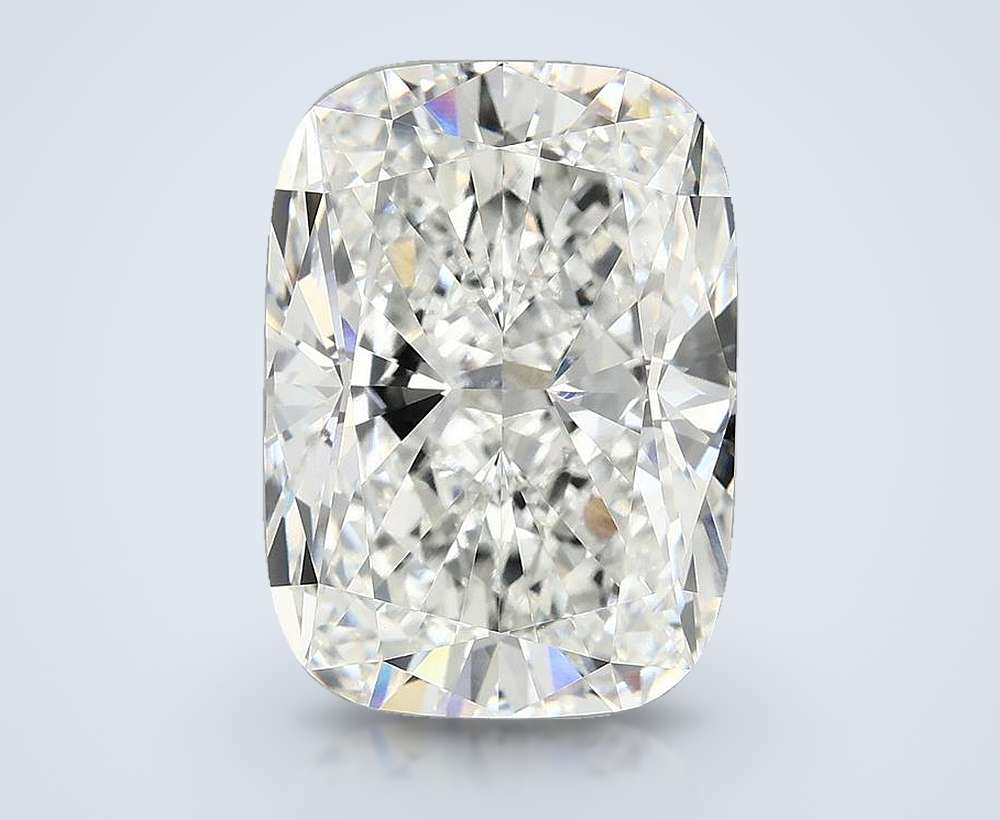 10.26ct F VVS2 Rare Carat Ideal Cut Cushion Lab Grown Diamond