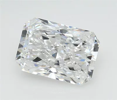 3.09ct E VVS2 Rare Carat Ideal Cut Radiant Lab Grown Diamond