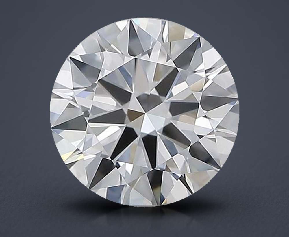 1.35ct D FL Rare Carat Ideal Cut Round Diamond