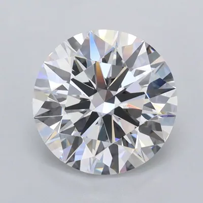 2.01ct D FL Rare Carat Ideal Cut Round Lab Grown Diamond