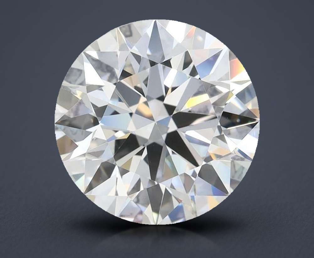2.68ct D VVS1 Rare Carat Ideal Cut Round Lab Grown Diamond