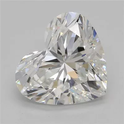 2.08ct E VVS2 Rare Carat Ideal Cut Heart Lab Grown Diamond