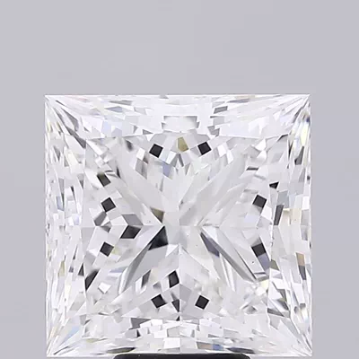 9.14ct F VS1 Rare Carat Ideal Cut Princess Lab Grown Diamond