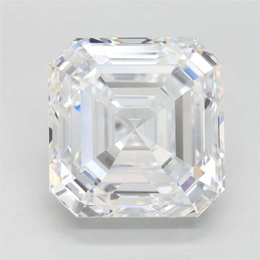 3.06ct E VS1 Rare Carat Ideal Cut Asscher Lab Grown Diamond