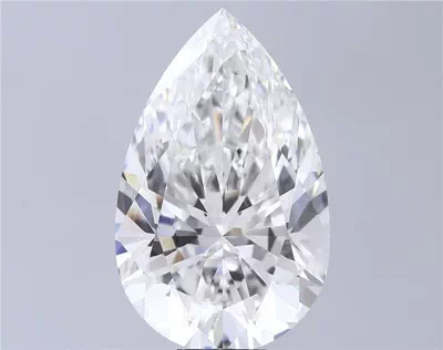 15.08ct F VVS2 Rare Carat Ideal Cut Pear Lab Grown Diamond