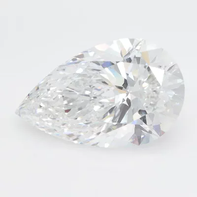 2.05ct D VS1 Rare Carat Ideal Cut Pear Lab Grown Diamond