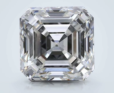 3.21ct H VS2 Rare Carat Ideal Cut Asscher Diamond