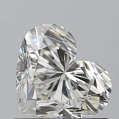 0.91ct J VS2 Rare Carat Ideal Cut Heart Diamond