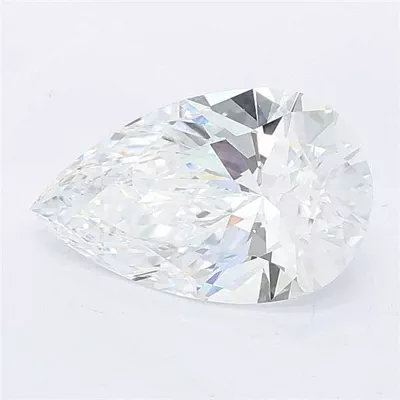 1.58ct D VS1 Rare Carat Ideal Cut Pear Lab Grown Diamond