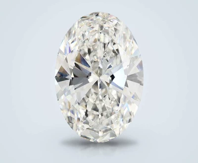 10.46ct F VVS2 Rare Carat Ideal Cut Oval Lab Grown Diamond