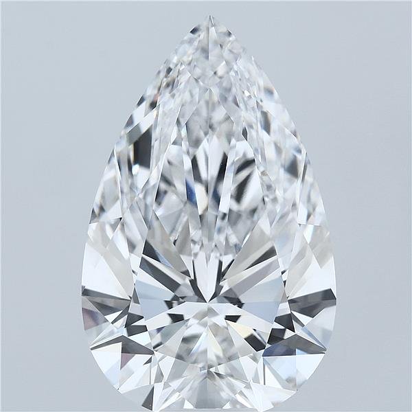 14.18ct E VVS2 Rare Carat Ideal Cut Pear Lab Grown Diamond
