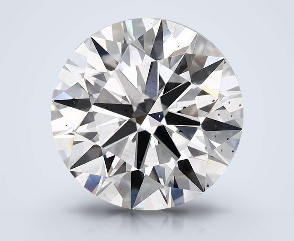 4.01ct E SI1 Rare Carat Ideal Cut Round Lab Grown Diamond