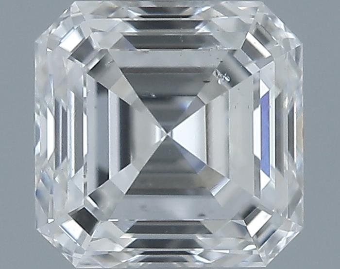 0.64ct G SI2 Rare Carat Ideal Cut Asscher Diamond