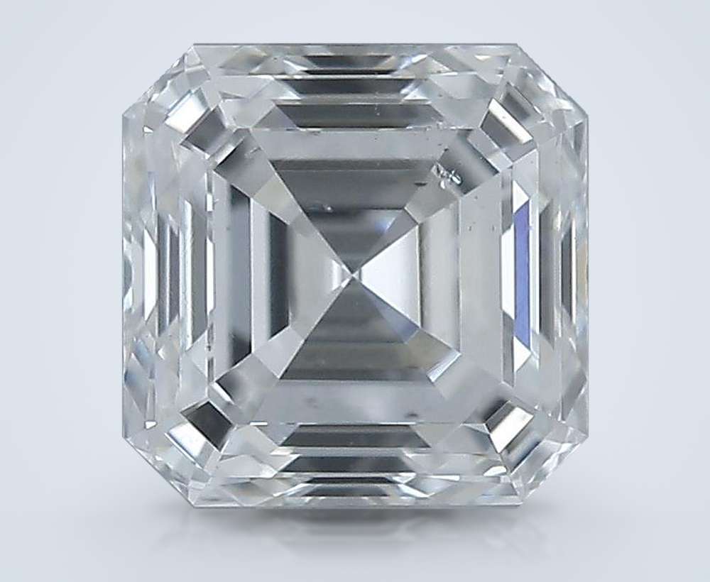 0.64ct G SI2 Rare Carat Ideal Cut Asscher Diamond