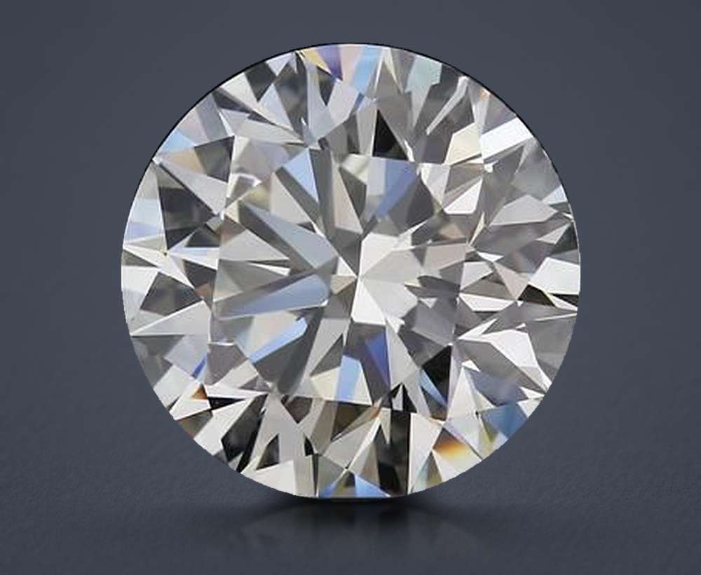 3.56ct K VS1 Rare Carat Ideal Cut Round Diamond