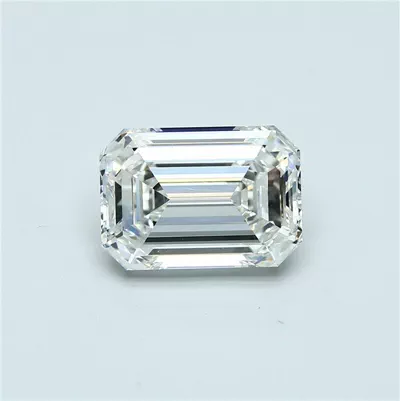 5.03ct G VS1 Rare Carat Ideal Cut Emerald Diamond