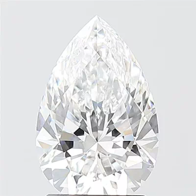1.60ct D VS1 Rare Carat Ideal Cut Pear Lab Grown Diamond