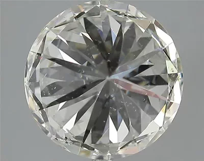 4.60ct K SI2 Rare Carat Ideal Cut Round Diamond