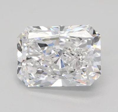 1.43ct D VVS2 Rare Carat Ideal Cut Radiant Lab Grown Diamond