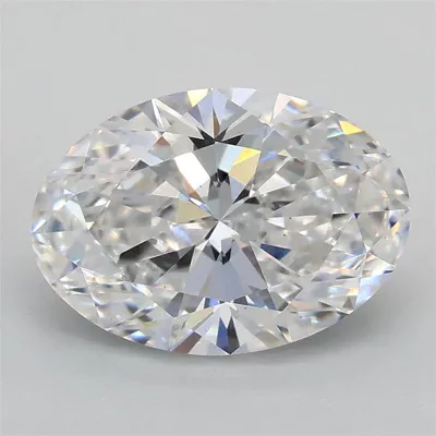 2.03ct D VS1 Rare Carat Ideal Cut Oval Lab Grown Diamond