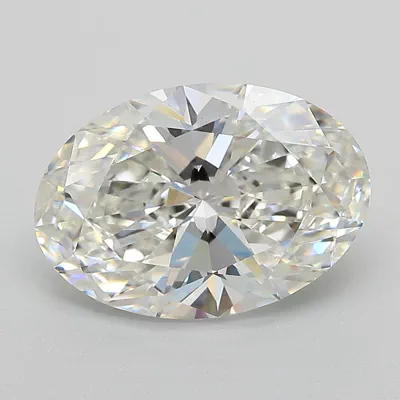3.07ct G VVS2 Rare Carat Ideal Cut Oval Lab Grown Diamond