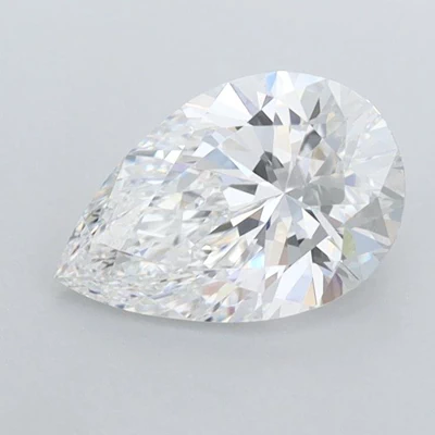 1.00ct E IF Rare Carat Ideal Cut Pear Lab Grown Diamond