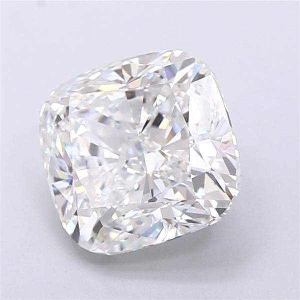 3.61ct F VVS2 Rare Carat Ideal Cut Cushion Lab Grown Diamond