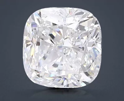 3.61ct F VVS2 Rare Carat Ideal Cut Cushion Lab Grown Diamond