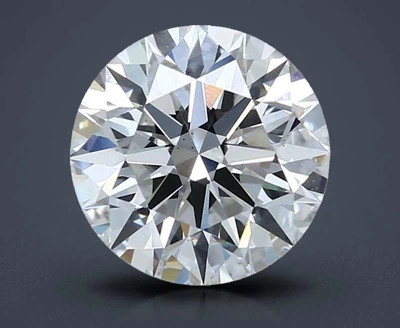 3.04ct E VS2 Rare Carat Ideal Cut Round Lab Grown Diamond