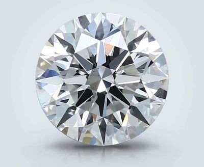 3.04ct E VS2 Rare Carat Ideal Cut Round Lab Grown Diamond