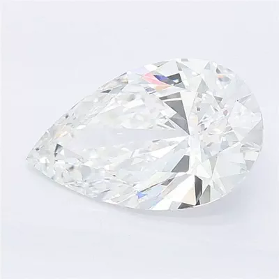 1.60ct E VS1 Rare Carat Ideal Cut Pear Lab Grown Diamond