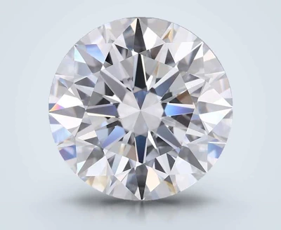4.45ct D FL Rare Carat Ideal Cut Round Lab Grown Diamond