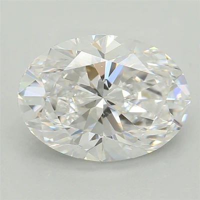 1.50ct D VS2 Very Good Cut Oval Lab Grown Diamond