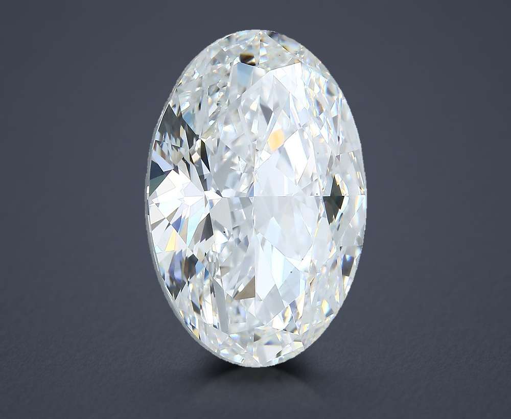 10.03ct F VS1 Very Good Cut Oval Diamond