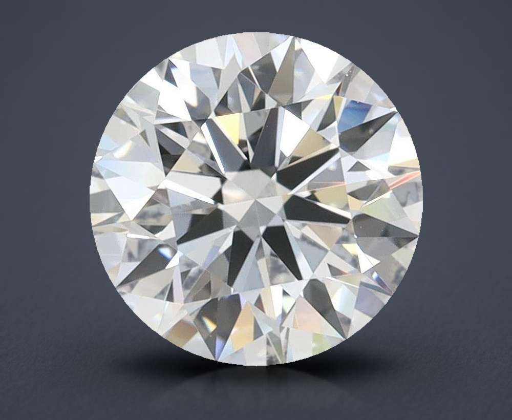 1.62ct D FL Rare Carat Ideal Cut Round Lab Grown Diamond