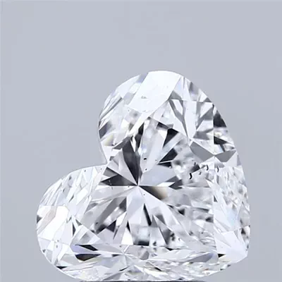 2.50ct D SI2 Rare Carat Ideal Cut Heart Diamond