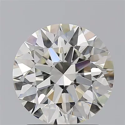 2.03ct J IF Rare Carat Ideal Cut Round Diamond